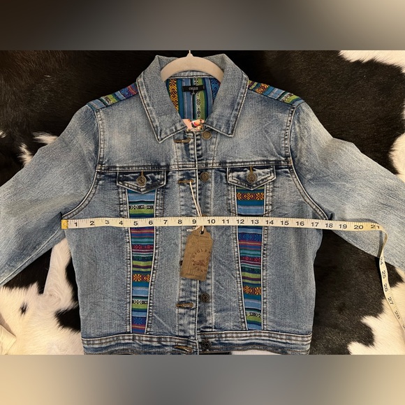 Serape Denim Jacket - Picture 3 of 5